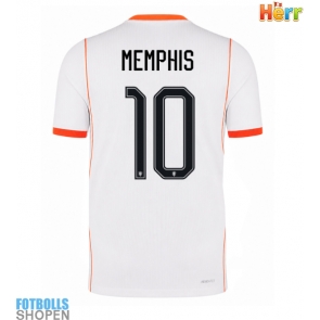 Billiga Nederländerna Memphis Depay #10 Bortatröja VM 2026 Kortärmad